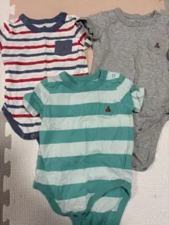 ロンパース3点セット半袖　70cm