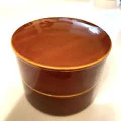 天然木　飛騨春慶塗　丸型二段重