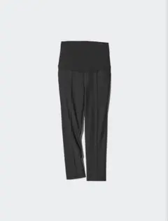 【美品】UNIQLO スマートアンクルマタニティパンツ ブラック　M