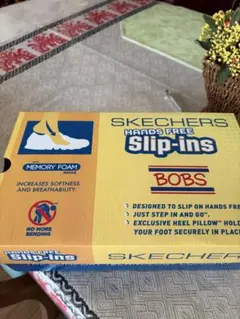 SKECHERS BOBS ゴールド スリップイン