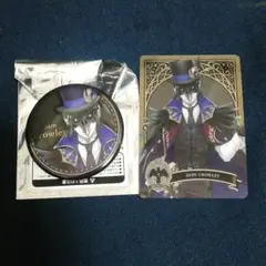 ツイステ　クロウリー　学園長　メタルカード　缶バッチ