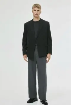 H&M ルーズフィットテーラードパンツ　36