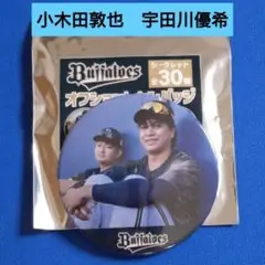【未使用】小木田敦也　宇田川優希　オリックスバファローズ　缶バッジ