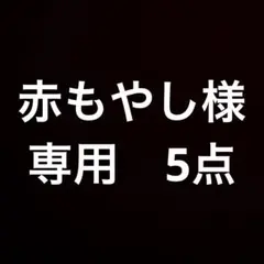 赤もやし様　専用5点