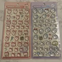 ちいかわ ボンボンドロップシール モモンガ 古本屋 カニちゃん 正規品 2枚