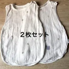 LOWYA サイズ80 スリーパー 夏　ダブルガーゼ