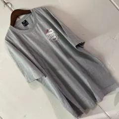 6Lサイズメンズプリント半袖Tシャツ