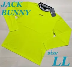 ジャックバニー 長袖 ハイネックシャツ ブランドロゴ ベアカノコ ゴルフ