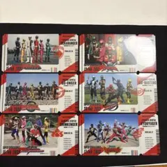 スーパー戦隊 チケットライクコレクション 6種セット
