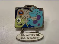 モンスターズ・インク ピンバッジ Ride & Go Seek!