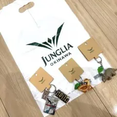 JUNGLIA ジャングリア　沖縄　キーホルダー 3個セット新品未使用タグ付き