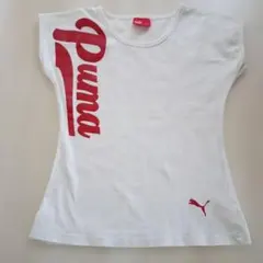PUMA Tシャツ ホワイト レッドロゴのサムネイル