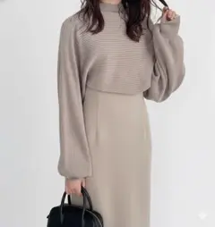 【GRL】クロップド丈トップス ニット k2200