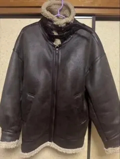 Ungrid フェイクムートンボアブルゾン