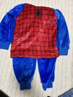 スパイダーマン フード付きパジャマ 130cm、110cm 2点セット