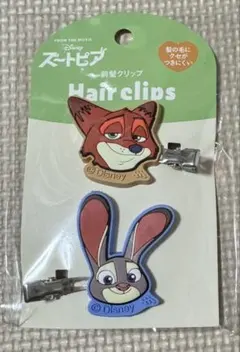 ズートピア 前髪クリップ 前髪ヘアクリップ 1個 セリア