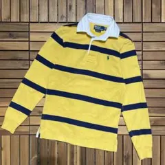 POLO RALPH LAUREN 長袖 ラガーシャツ ボーダー ポロシャツ