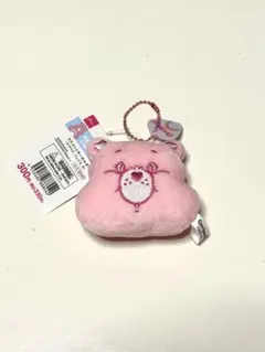 ダイソー　ケアベア マスコットキーホルダー ピンクのサムネイル