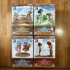 ワンピース　ワーコレ　クザン　エネル　サボ　ルフィ　エース　ビビ&カルー