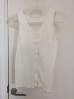 無印良品 前開きタンクトップ 3枚セット