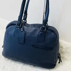 【美品】土屋鞄　ビジネスバッグ　クラルテサージュ　肩掛け　濃紺　ネイビー　レザー 極上美品✨】土屋鞄 ビジネスバッグ クラルテサージュ 肩掛け