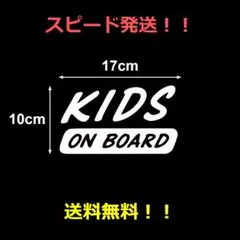 【スピード発送】【匿名配送】キッズ　オン　ボード　カッティングステッカー　１９