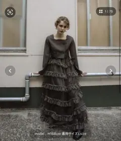 et.univer Transparent hem setup dress L - メルカリ