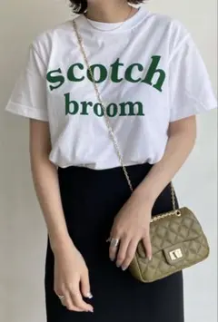 DOUDOU scotchフロッキーロゴTEE