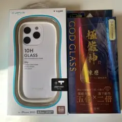 iPhone 15pro用ケースと ガラスフィセット