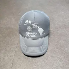 Hawaii ハワイ　メッシュキャップ　帽子　グレー　ビンテージ 90s