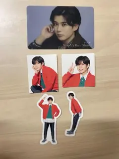 なにわ男子　長尾謙杜　クリアカード　フレークシール