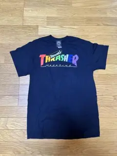 THRASHER レインボーロゴ Tシャツ Mサイズ