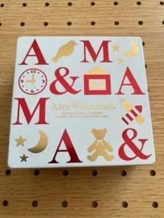 【小物入れ】空缶 スチール蓋つき Alex&Michele