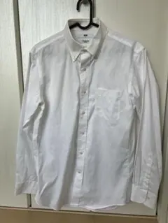 ユニクロ UNIQLO スーパーノンアイロンシャツ スリムフィット S 白