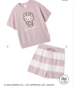 【gelato pique】ハローキティ サンリオハウス ピンク セットアップ