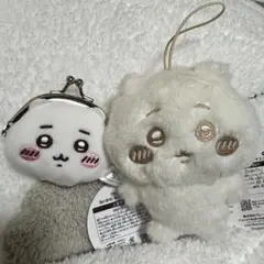 ちいかわ ぬいぐるみ＆がま口ポーチ 2点セット タグ付き プライズ