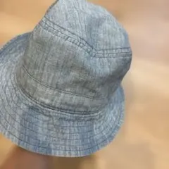 UNIQLO KIDS ハット ブルー 綿100% 56cmのサムネイル