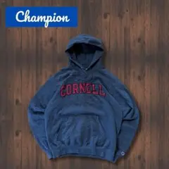 Champion パーカー XL チャコールグレー CORNELL カレッジロゴ