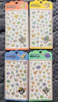 正規品 ポケモン 3Dクリスタルステッカー ボンボンドロップシール ピクセル