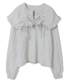 DRAWSTRING RIBBON BLOUSEのサムネイル