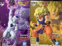 一番くじドラゴンボールB賞超サイヤ人孫悟空&C賞フリーザフィギア
