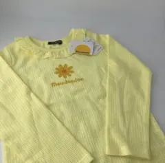 女の子　長袖　トップス　カットソー　花　ムージョンジョン　110