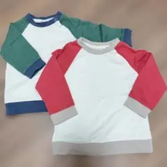 60〜70cm、70〜80cm　長袖2枚セット