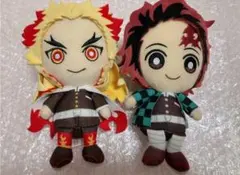 鬼滅の刃 Chibiぬいぐるみ 煉獄杏寿郎　竈門炭治郎