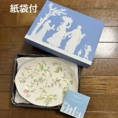 ウェッジウッドスイートプラム オーバルディッシュ　プロミシストゥーハーツ グラスのサムネイル
