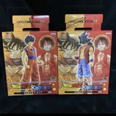 ドラゴンボールZ ワンピース DX組立式フィギュア　悟空　ルフィ　全2種