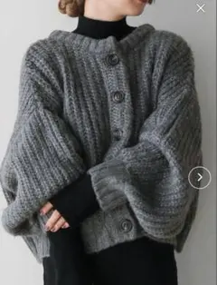 セレクトモカ　select MOCA ボリュームスリーブオーバーカーディガン