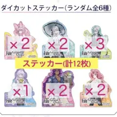 フェイト Fate マツキヨ ココカラ コラボ ダイカットステッカー FGO
