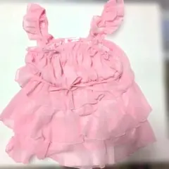 ROSE FAN FAN ピンク キャミソール 平成ギャル y2k　姫ギャルのサムネイル
