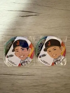 2023 WBC 戸郷翔征 山本由伸 缶バッジ